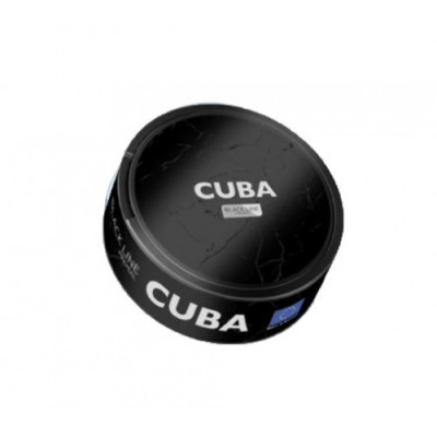 Снюс CUBA Black 13 г 3 мг/г (бестабачный, тонкий)