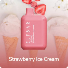 Электронная сигарета Elf Bar BC3000 Strawberry Ice Cream (5%)