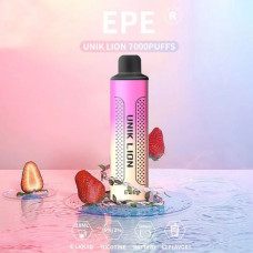 Электронная сигарета EPE 7000 Unic Lion Strawberry milkshake