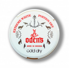 Снюс Oden's Cold Extreme White Dry 13 мг/г