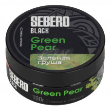 Табак для кальяна Sebero BLACK Green Pear - Зеленая Груша 100гр