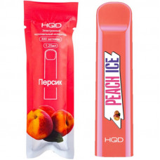 Электронная сигарета HQD Cuvie Peach Ice (Персик) 2% 300 затяжек