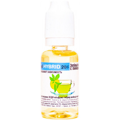 Жидкость ilfumo Hybrid Зеленый Чай с Лимоном 20 мг/мл 20 мл