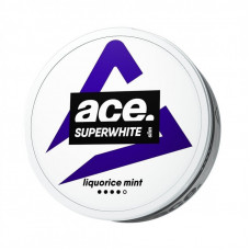 Снюс Ace Superwhite Liquorice Mint 16 мг/г