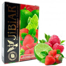 Табак для кальяна Jibiar Lime Strawberry Raspberry (Лайм Клубника Малина) 50 гр