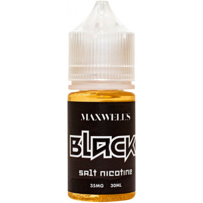 Жидкость Maxwells SALT 30 мл BLACK 35 мг/мл Терпкий табак