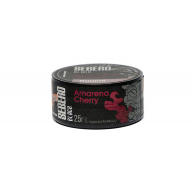 Табак для кальяна Sebero Black 25г - Amarena Cherry (Вишня)