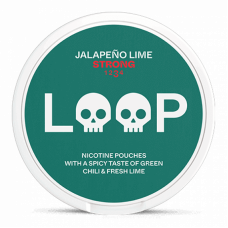 Снюс Loop Jalapeño Lime Strong 15 мг/г (бестабачный, тонкий)