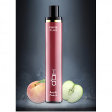 Электронная сигарета HQD Cuvie Plus Apple Peach (Яблоко Персик) 2% 1200 затяжек