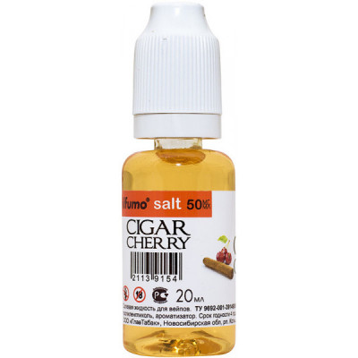 Жидкость ilfumo salt Cigar Cherry 50 мг/мл 20 мл