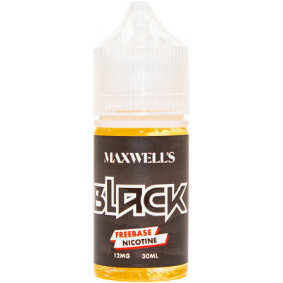 Жидкость Maxwells FREEBASE 30 мл BLACK 12 мг/мл Терпкий табак