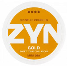 Снюс ZYN Gold Extra Strong Mini Dry 15 мг/г